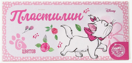 Пластилин «Мари. Коты-аристократы», 6 цветов, 90 г, со стекой Пластилин «Мари. Коты-аристократы», 6 цветов, 90 г, со стекой