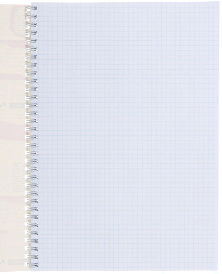 Тетрадь общая А4, 96 л. на гребне «Орнамент», 200*285 мм, клетка, «Газетные заметки»