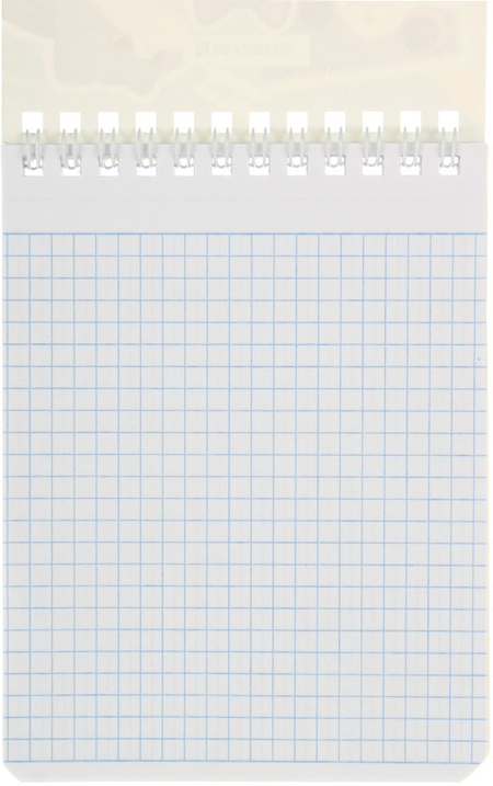 Блокнот на гребне Brauberg (А6), 108*145 мм, 60 л., клетка, «Милые коты», ассорти