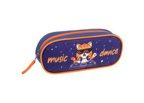 Пенал однокамерный ArtSpace корпусный, 210×80×45 мм, Music Cat