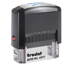 Штамп стандартный «Копия верна» (с подписью) Ideal, 38×14 мм на автоматической оснастке Ideal 4911 (без рамки)