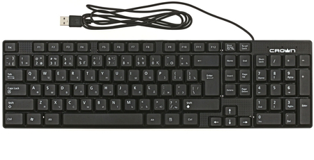 Клавиатура Crown CMK-479, USB, проводная, черная