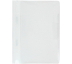 Папка-скоросшиватель пластиковая А4 «Бюрократ», толщина пластика 0,16 мм, белая