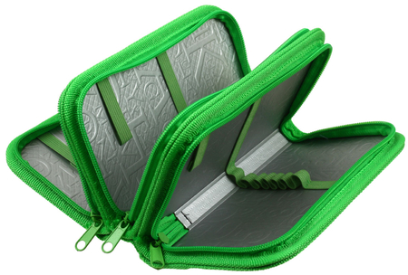 Пенал трехкамерный «Пчелка», 190*105 мм, «Кролик и котенок» Пенал трехкамерный «Пчелка», 190*105 мм, «Кролик и котенок»