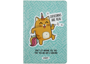 Обложка для паспорта Meshu, 92×134 мм, Caticorns