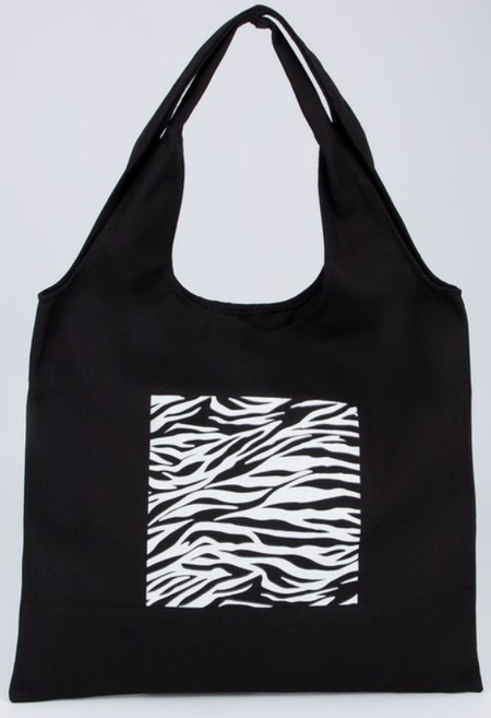 Шопер (сумка) Sima-Land (текстиль), 350*400 мм, «Зебра», черная Шопер (сумка) Sima-Land (текстиль), 350*400 мм, «Зебра», черная