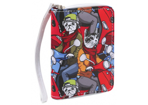 Кошелек детский на молнии 07-01-13/ 07-01-07, 12,5×2×9 см, «Кот на мотоцикле» Кошелек детский на молнии 07-01-13/ 07-01-07, 12,5×2×9 см, «Кот на мотоцикле»