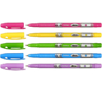 Ручка шариковая Berlingo Blitz, корпус ассорти, стержень синий