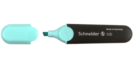 Маркер-текстовыделитель Schneider Job (пастель), бирюзовый