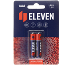 Батарейки щелочные Eleven, AAA, LR03, 1.5V, 2 шт.