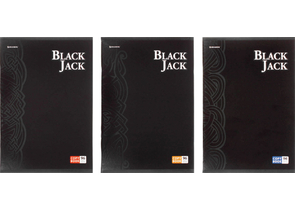 Тетрадь общая А4, 96 л. на скобе Brauberg Black Jack, 200×295 мм, клетка, ассорти