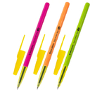 Ручка шариковая Brauberg Color, корпус ассорти, стержень синий