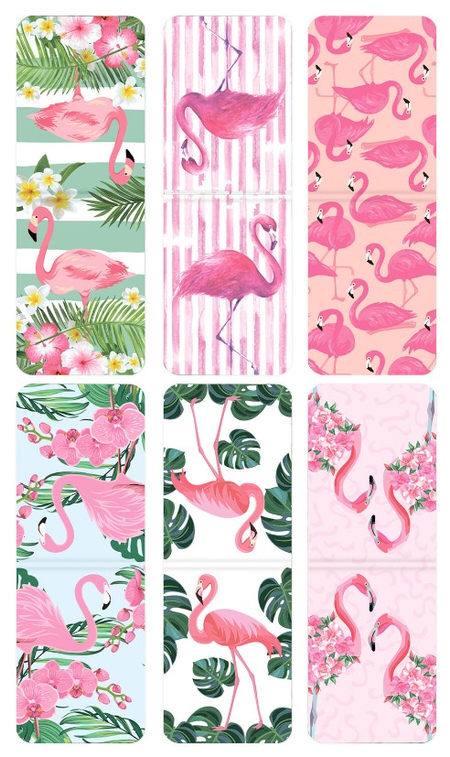 Набор закладок для книг магнитных Brauberg, 6 шт., 35*25 мм, Flamingo, для девочек Набор закладок для книг магнитных Brauberg, 6 шт., 35*25 мм, Flamingo, для девочек