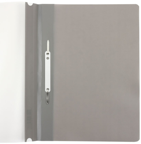 Папка-скоросшиватель пластиковая А4 Berlingo, толщина пластика 0,18 мм, серая Папка-скоросшиватель пластиковая А4 Berlingo, толщина пластика 0,18 мм, серая