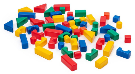 Кубики детские пластиковые «Строительный набор. Крошка», 60 элементов (4*4 см) Кубики детские пластиковые «Строительный набор. Крошка», 60 элементов (4*4 см)