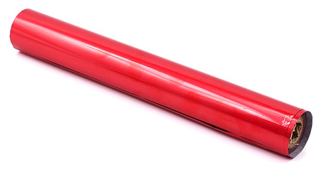 Фольга металлизированная цветная Korus, 210 мм*120 м, красная