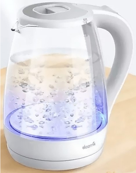 Электрочайник Deerma DEM-SH30W, стекло и белый пластик Электрочайник Deerma DEM-SH30W, стекло и белый пластик