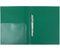 Папка-скоросшиватель пластиковая с пружиной Attache, толщина пластика 0,7 мм, зеленая