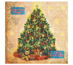 Салфетки сервировочные New Line Fresco, 33×33 см, 20 шт., «Ёлка»