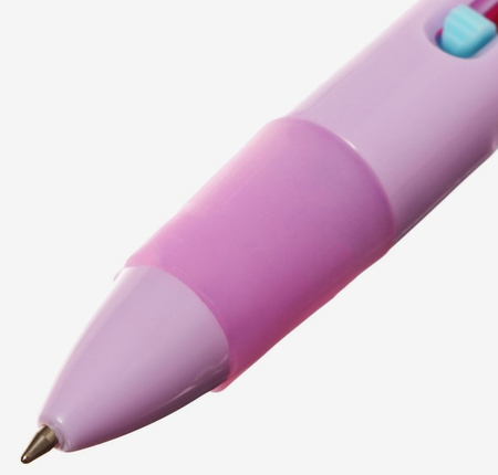 Ручка шариковая автоматическая многоцветная «Лапка», корпус ассорти, 4 цвета стержней Ручка шариковая автоматическая многоцветная «Лапка», корпус ассорти, 4 цвета стержней