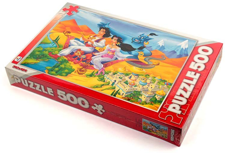 Набор пазлов «Канц Эксмо», 340*484 мм, 500 элементов, «Аладдин и волшебная лампа», 3+ Набор пазлов «Канц Эксмо», 340*484 мм, 500 элементов, «Аладдин и волшебная лампа», 3+