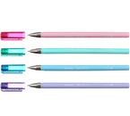 Ручка шариковая Berlingo Starlight S, корпус ассорти (пастель), стержень синий