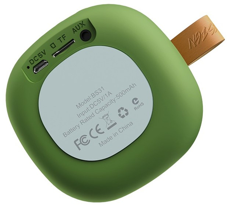 Динамик беспроводной Hoco BS31, Bright Army Green (зеленый) Динамик беспроводной Hoco BS31, Bright Army Green (зеленый)
