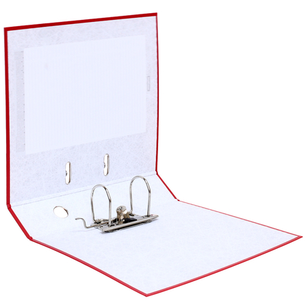 Папка-регистратор ErichKrause Granite с односторонним бумвиниловым покрытием, корешок 70 мм, красный