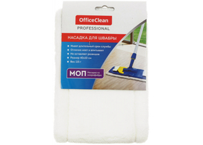 Насадка для швабры «Моп» OfficeClean Professional, 40×10 см, белая