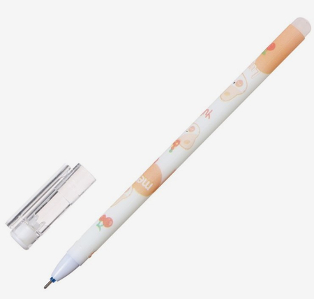 Ручка гелевая Sima-Land «Пиши-стирай», 0,5 мм, «Кошка с ягодами», корпус ассорти, стержень синий
