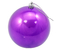 Набор шаров новогодних (пластик), диаметр 10 см, 4 шт., «Жемчужная капель», фиолетовые