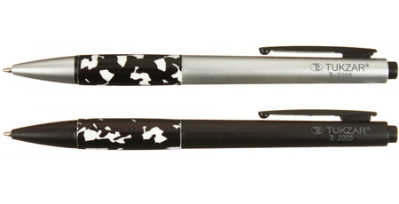 Ручка шариковая автоматическая Tukzar , корпус ассорти, стержень синий