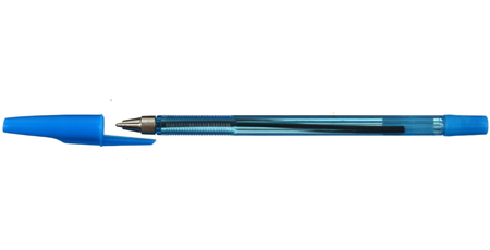 Ручка шариковая Silwerhof Style T, корпус прозрачно-синий, стержень синий