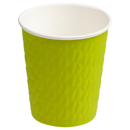 Стаканы одноразовые бумажные OfficeClean (двухслойные), 250 мл, 33 шт., салатовые