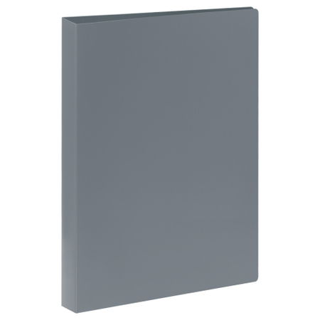 Папка пластиковая на 2-х кольцах «Стамм», толщина пластика 0,5 мм, серая Папка пластиковая на 2-х кольцах «Стамм», толщина пластика 0,5 мм, серая