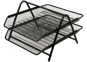 Лоток горизонтальный Attache 2 секции, 340×270×35 мм, черный Лоток горизонтальный Attache 2 секции, 340×270×35 мм, черный