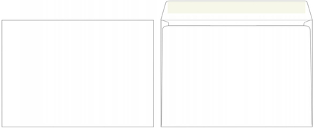Конверт почтовый 229*324 мм (С4), декстрин, чистый