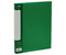 Папка пластиковая с боковым зажимом «Стамм. Кристалл», толщина пластика 0,7 мм, зеленая