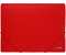 Папка пластиковая на резинке Economix , толщина пластика 0,5 мм, красная