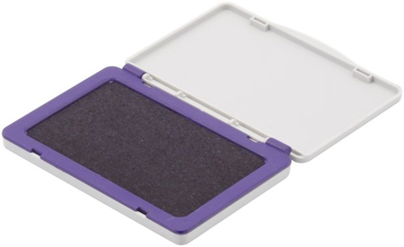 Подушка штемпельная настольная Instant , размер 90*55 мм, фиолетовая 