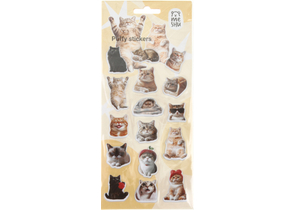 Наклейки объемные Meshu, 10×23 см, 16 шт., Wow Cat Наклейки объемные Meshu, 10×23 см, 16 шт., Wow Cat