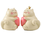 Держатель-подставка для книг полистоун Sima-Land, 9×11×12,5 см, «Котики с сердечком»