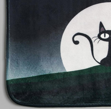 Коврик для дома «Доляна» (ПВХ, флис), 40*60 см, «Черная кошка», ассорти Коврик для дома «Доляна» (ПВХ, флис), 40*60 см, «Черная кошка», ассорти