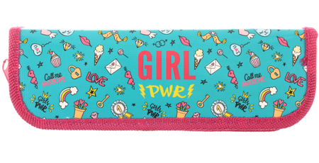 Пенал однокамерный SchoolFormat (малый), 190*65 мм, Girl power Пенал однокамерный SchoolFormat (малый), 190*65 мм, Girl power