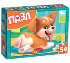 Пазлы детские Sima-Land, 17,5×13 см, 54 элемента, «Щенок»