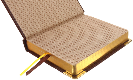 Ежедневник датированный на 2022 год Business Premium (А6), 110*145 мм, 176 л., Impact, темно-коричневый