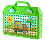 Конструктор в чемоданчике «Цвета и формы», 57 деталей, 4+ Конструктор в чемоданчике «Цвета и формы», 57 деталей, 4+