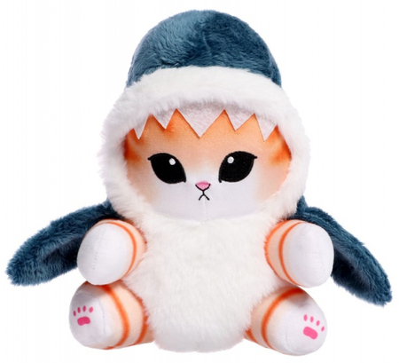 Игрушка мягкая Sima-Land, 25 см, «Котик-акула»