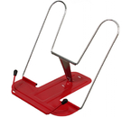 Подставка для книг металлическая Brauberg Line+, 210×172 мм, красная