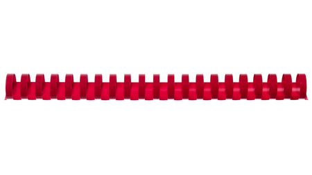 Пружина пластиковая StarBind, 25 мм, красная